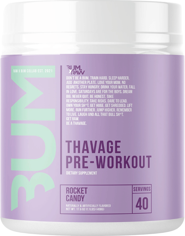 RAW CBUM Thavage pré workout 40 doses
