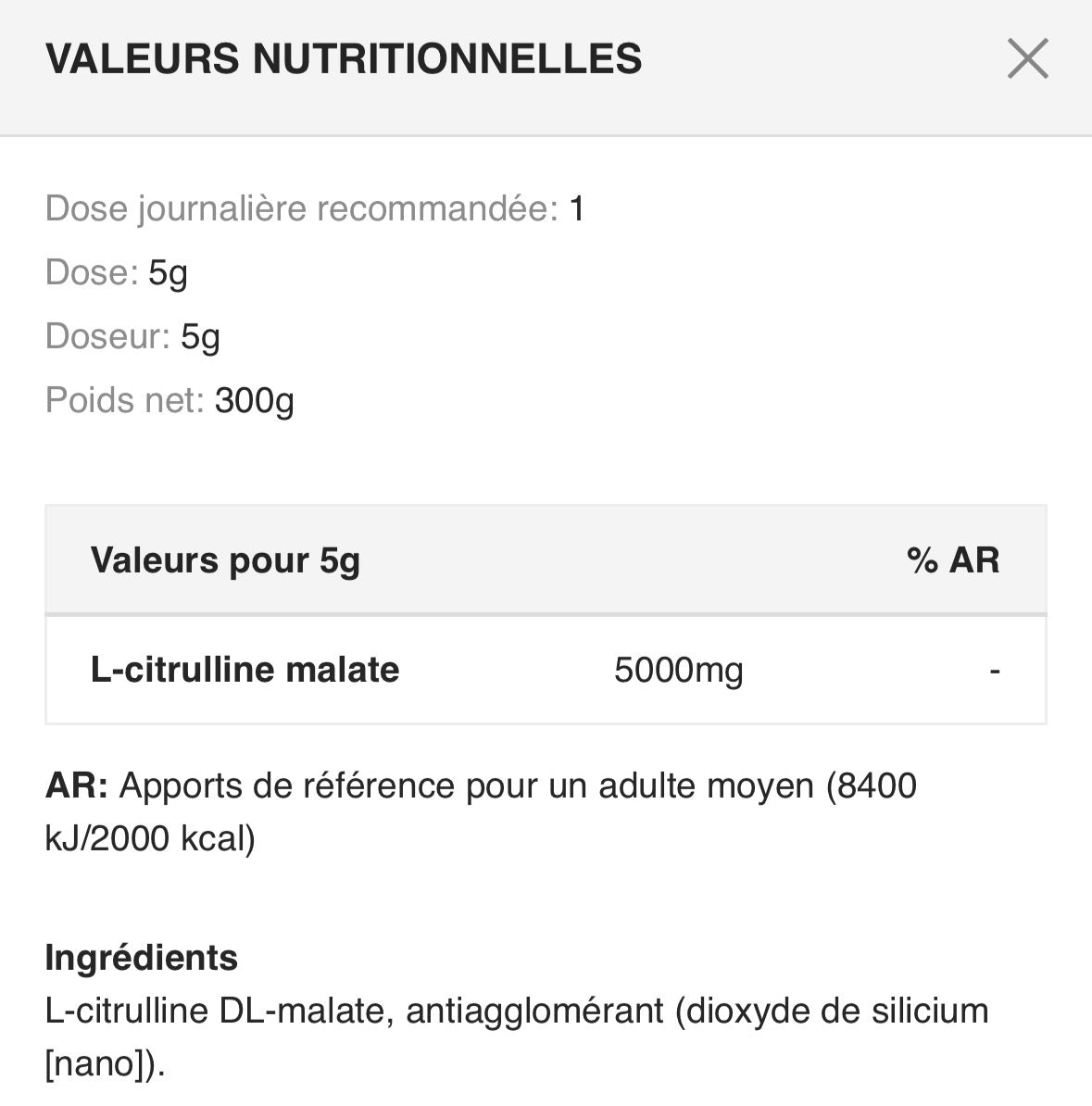 Citruline ONE RAW ZOOMAD LABS 300g