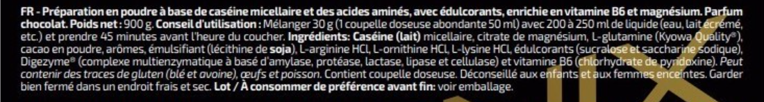 CASÉINE PROFESSIONNEL 900G