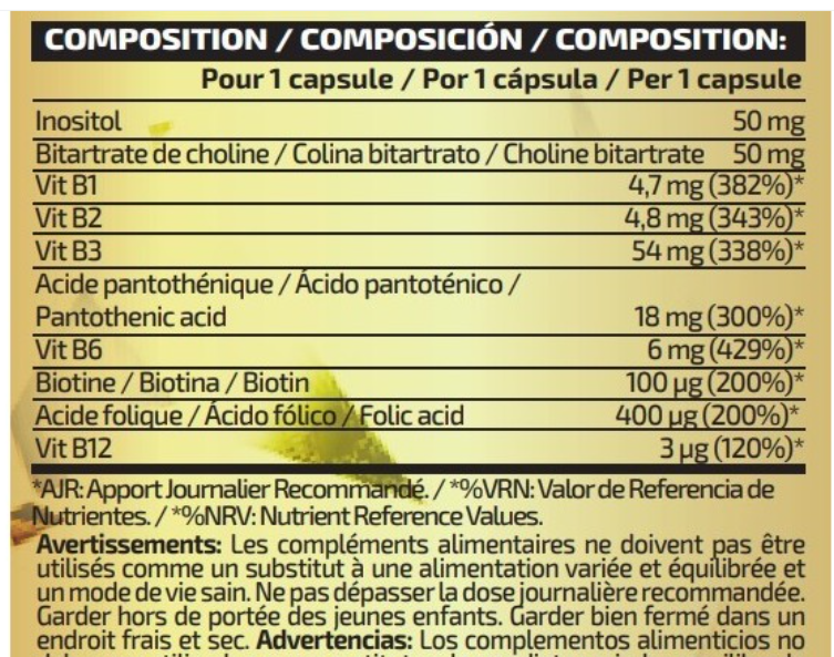 VITAMINE B PROFESSIONNEL
