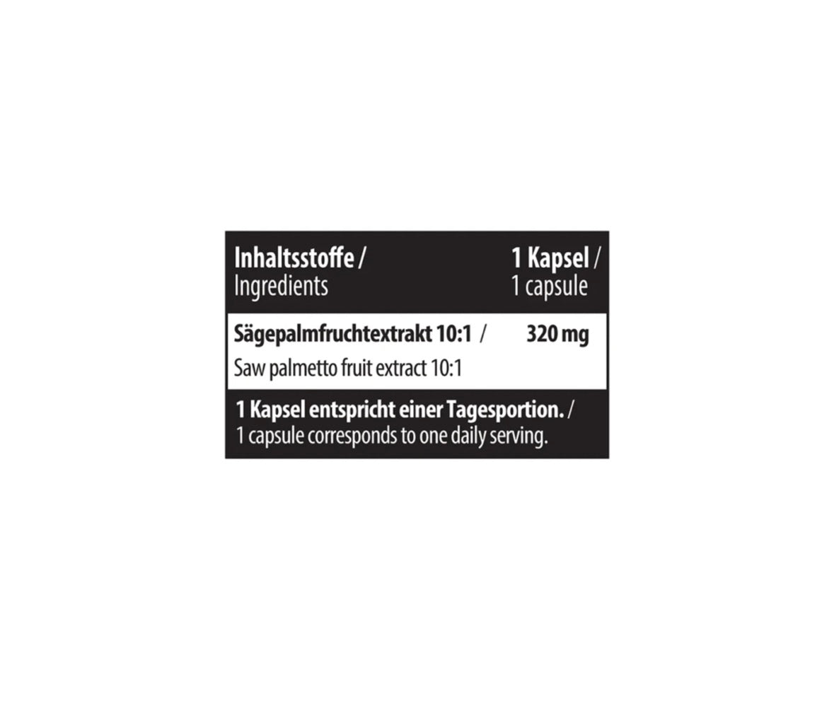 Saw Palmetto 60caps MST NUTRITION