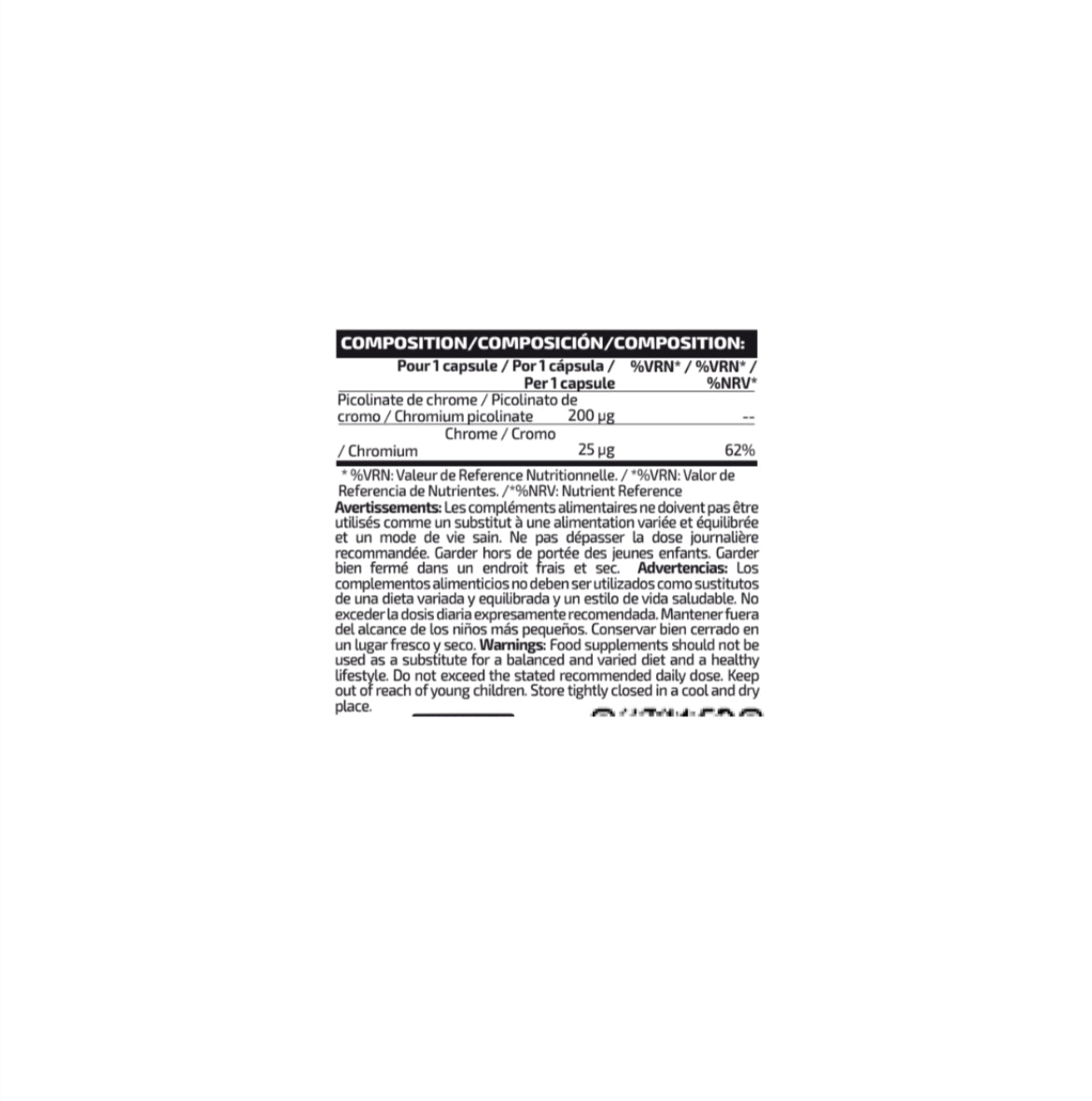 PICOLINATE DE CHROME