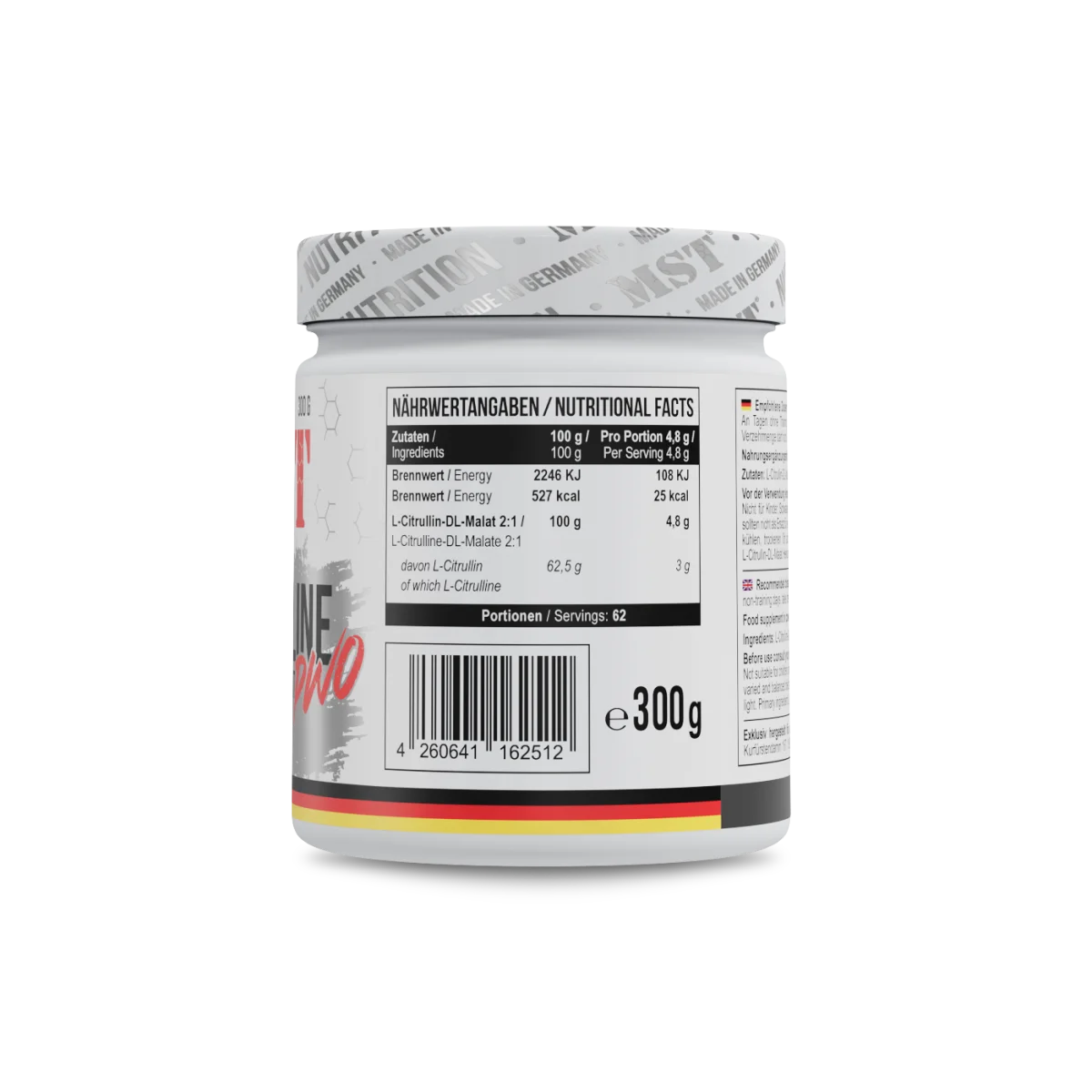 Citrulline Malate 300 g neutre