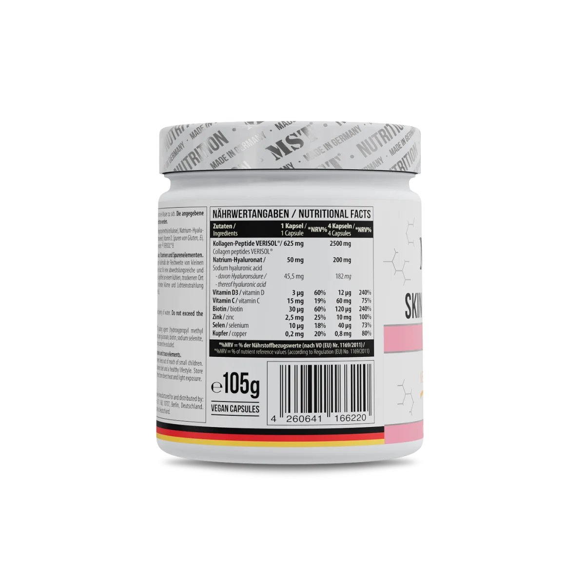Formule pour la peau et la beauté MST NUTRITION