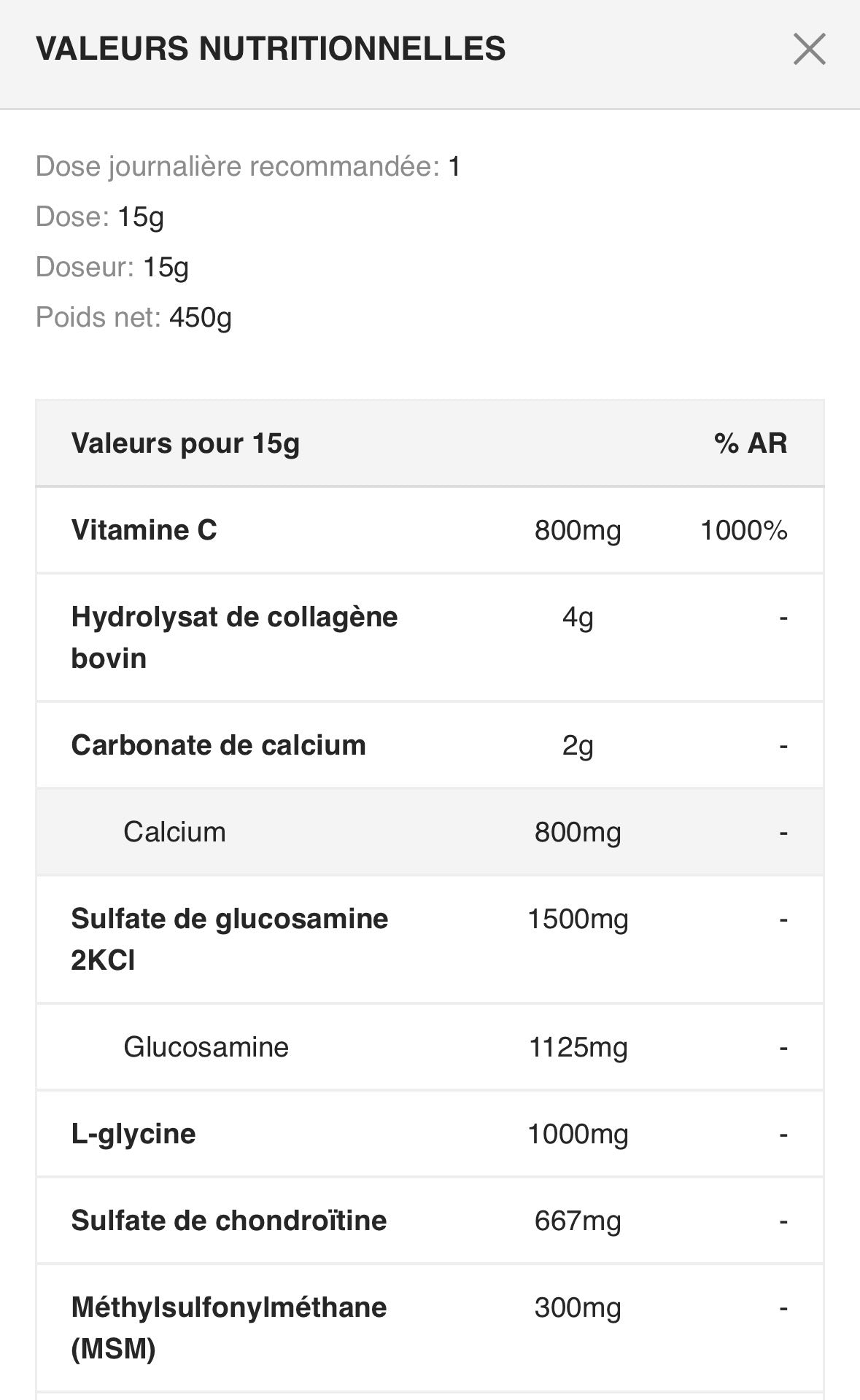 COLLAGÈNE complet ZOOMAD LABS WISEKING 450g