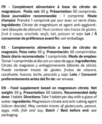 MAGNÉSIUM CITRATE