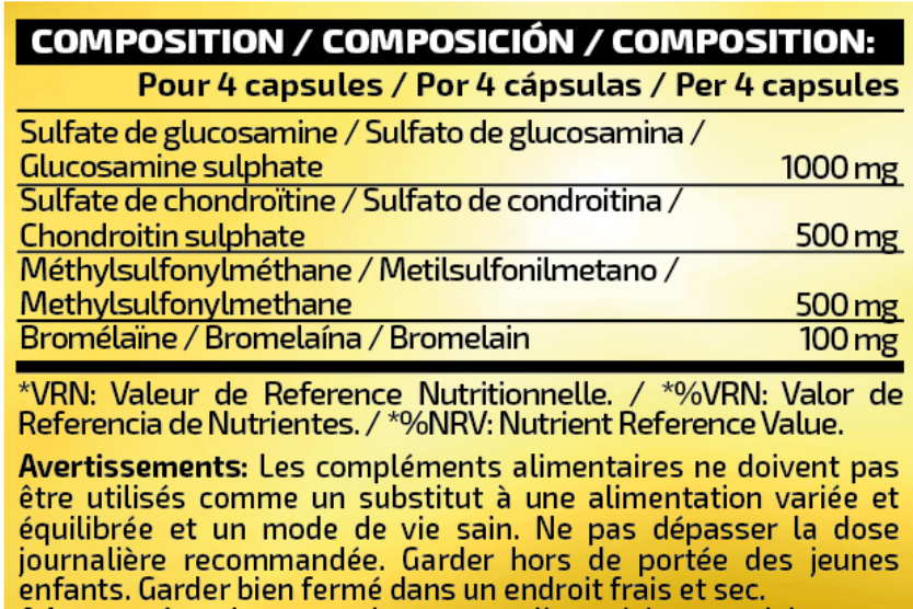 COMPLEXE DE GLUCOSAMINE