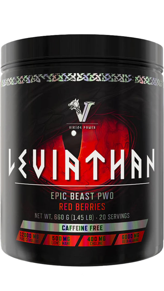 Viking Power Leviathan Hardcore PWO sans Caffeine- 660 g