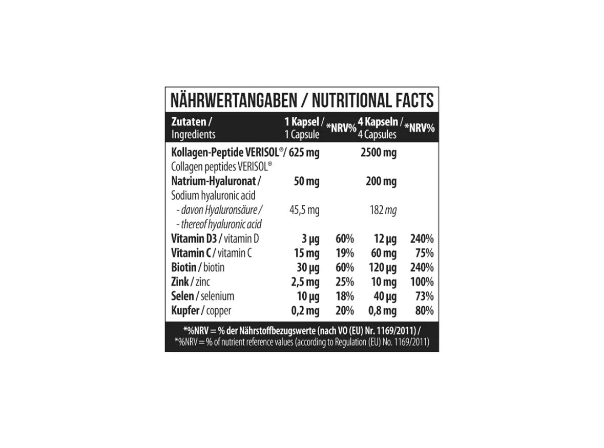 Formule pour la peau et la beauté MST NUTRITION