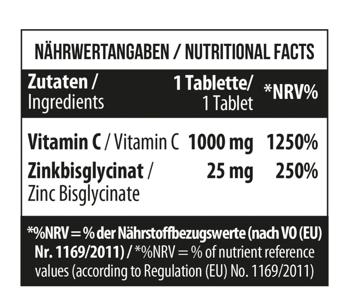 Vitamine C 1000mg + zinc