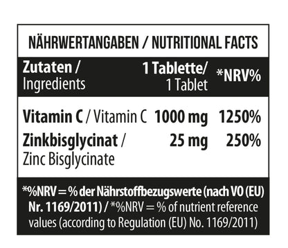 Vitamine C 1000mg + zinc