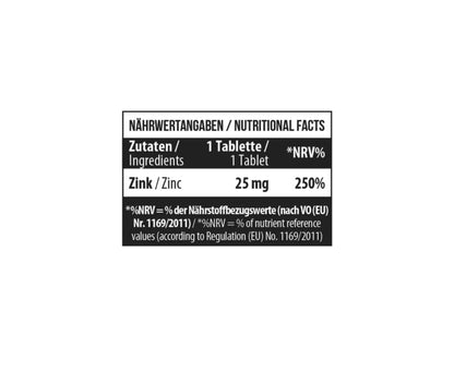 Zinc Chelate Bisglycinate 180comprimés