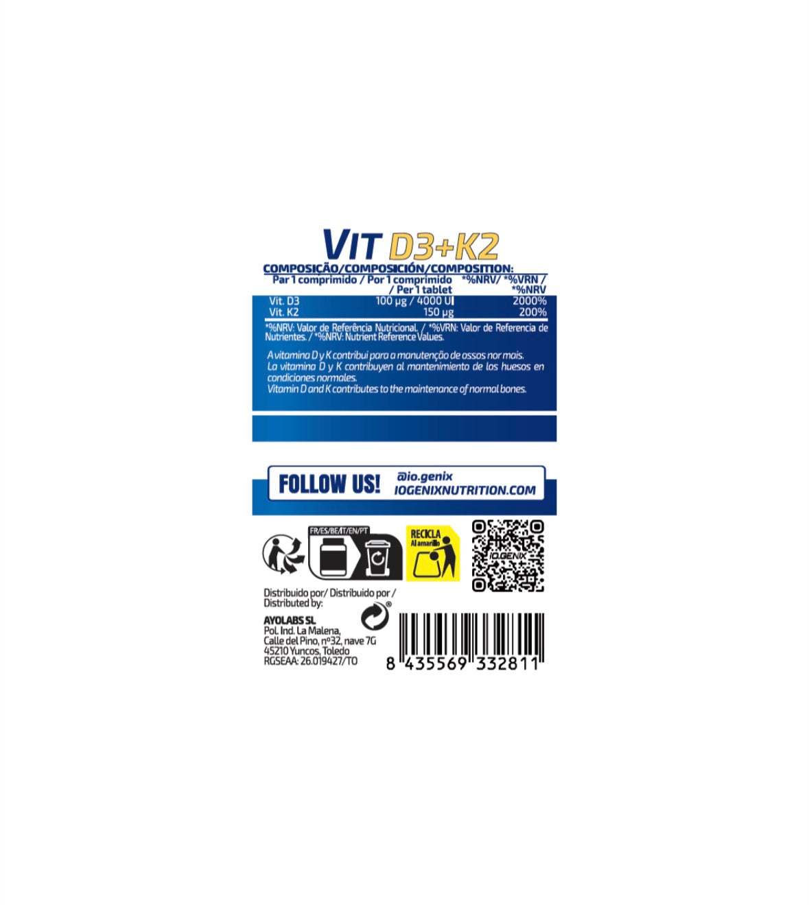 VIT D3 + K2 (4000ui)