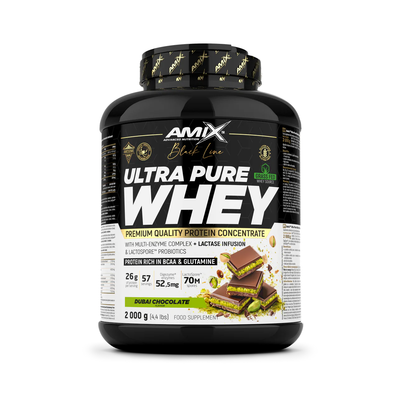 Whey Protéine de lactosérum ultra pure - Black Line AMIX