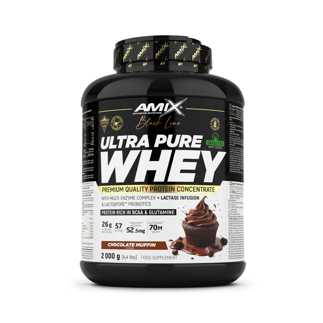 Whey Protéine de lactosérum ultra pure - Black Line AMIX
