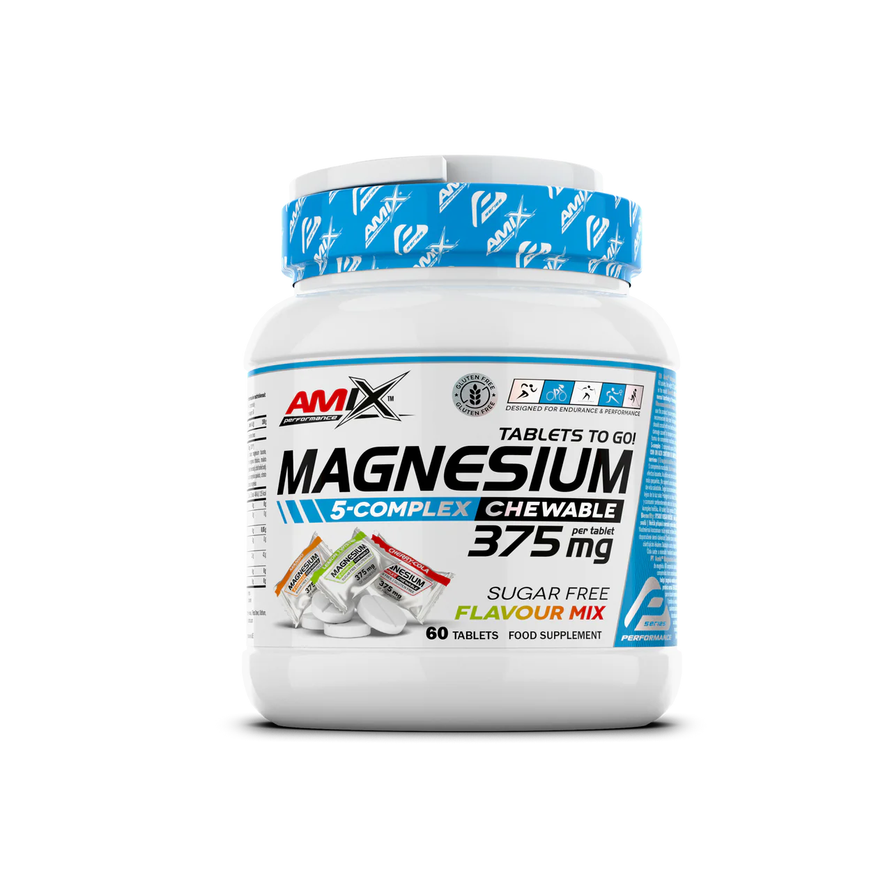 MAGNÉSIUM A CROQUER AMIX 60 tlb mix de saveurs